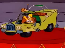 La historia detrás del icónico coche de Homer y Marge
