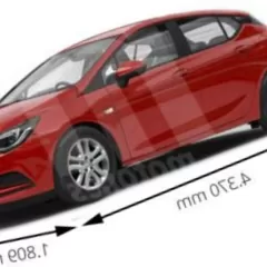Conoce las dimensiones del Opel Astra J antes de comprarlo.